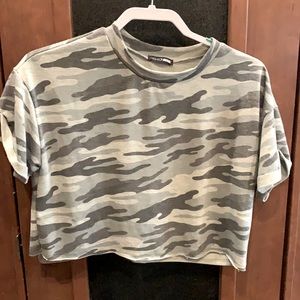 Camo Crop Top